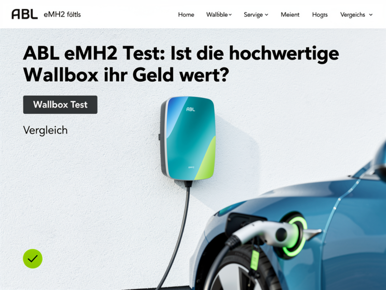 ABL eMH2 Test: Ist die hochwertige Wallbox ihr Geld wert? ABL eMH2 Wallbox im Test: Hohe Leistung und Benutzerfreundlichkeit im Fokus