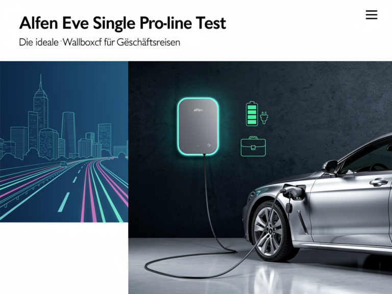 Alfen Eve Single Pro-line Test: Die ideale Wallbox für Geschäftsreisen Alfen Eve Single Pro-line Wallbox für effizientes Laden auf Geschäftsreisen