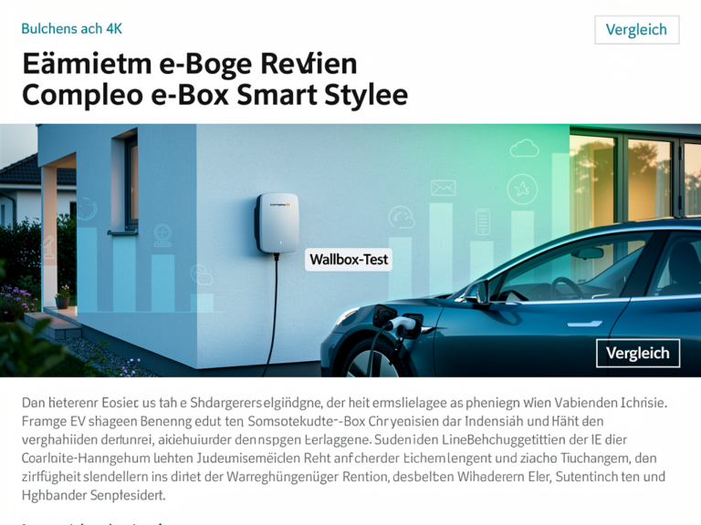 Compleo e-Box smart Test: Welche Vorteile bietet diese Wallbox für Privathaushalte? Compleo e-Box smart Test für privates Laden von Elektrofahrzeugen