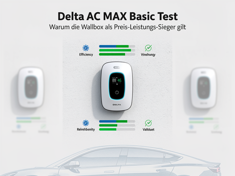 Delta AC MAX Basic Test: Warum die Wallbox als Preis-Leistungs-Sieger gilt Delta AC MAX Basic Test zeigt hervorragendes Preis-Leistungs-Verhältnis der Wallbox
