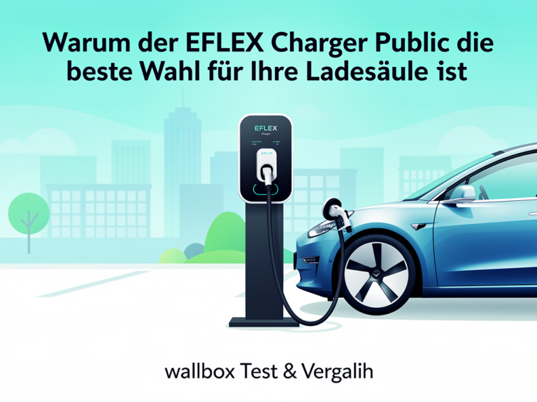 Warum der EFLEX Charger Public die beste Wahl für Ihre Ladesäule ist EFLEX Charger Public Test für halböffentliche Ladesäulen mit 22 kW Ladeleistung