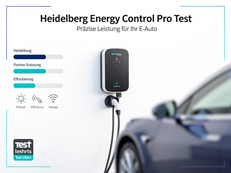 Test der Heidelberg Energy Control Pro Wallbox für E-Autos mit Leistungsbewertung