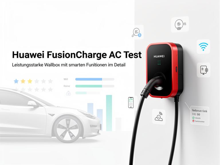 Huawei FusionCharge AC Test: Leistungsstarke Wallbox mit smarten Funktionen im Detail Huawei FusionCharge AC Test mit leistungsstarker Wallbox und smarten Funktionen für Elektroautos