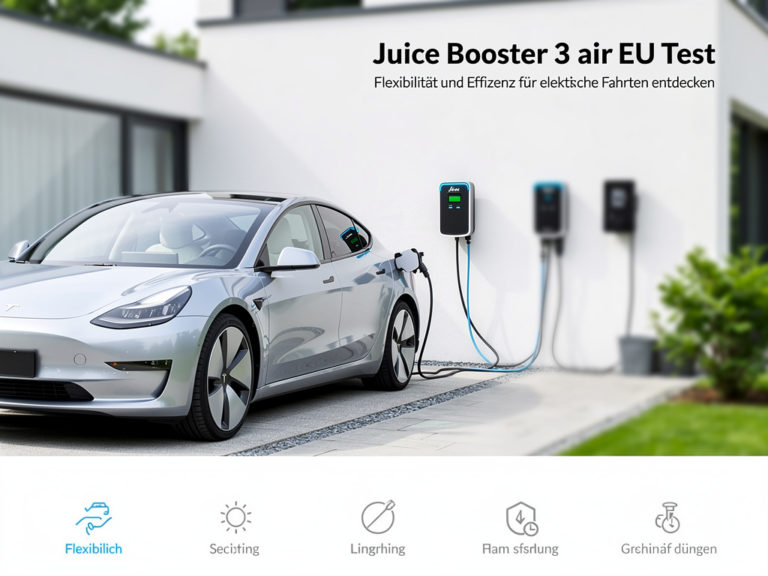 JUICE BOOSTER 3 air EU Test zeigt flexible Ladeoptionen für Elektrofahrzeuge