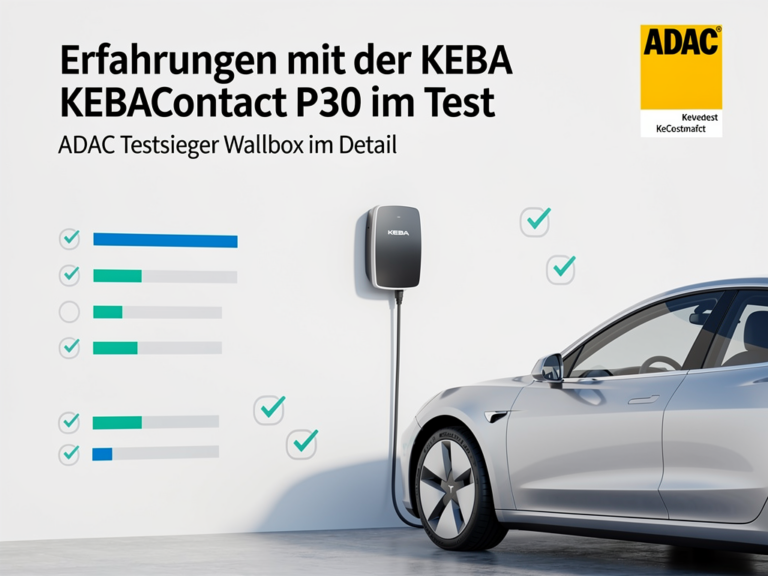 Erfahrungen mit der KEBA KeContact P30 im Test: Ein ADAC Testsieger im Detail KEBA KeContact P30 Testbericht: ADAC Testsieger mit hoher Ladeleistung und Benutzerfreundlichkeit