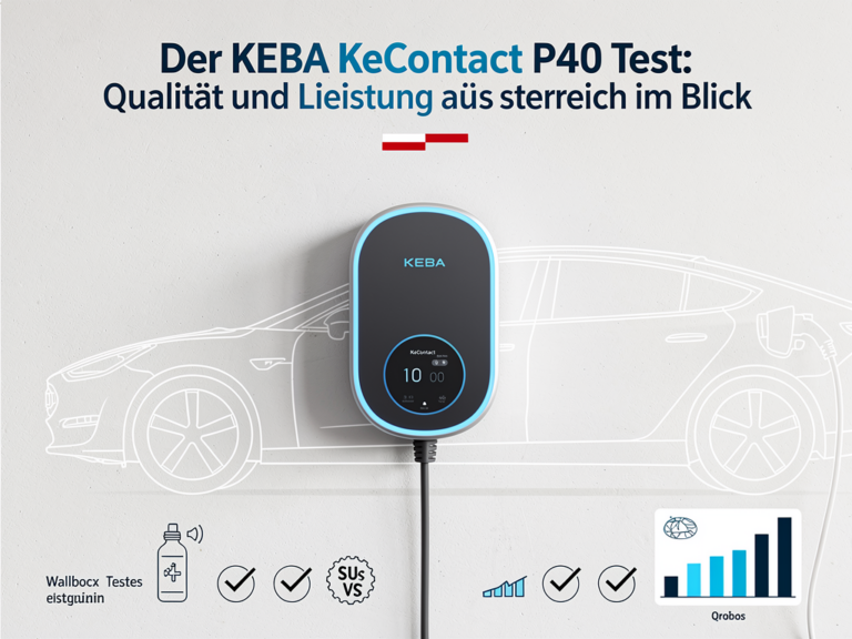 KEBA KeContact P40 Wallbox im Test: hohe Leistung und Benutzerfreundlichkeit aus Österreich