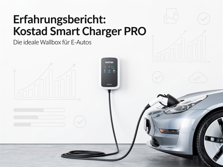 Kostad Smart Charger PRO Test: effiziente Wallbox für E-Autos mit hoher Ladeleistung