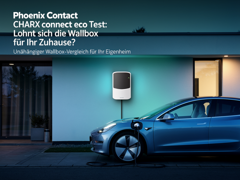 Test der Phoenix Contact CHARX connect eco Wallbox für Zuhause