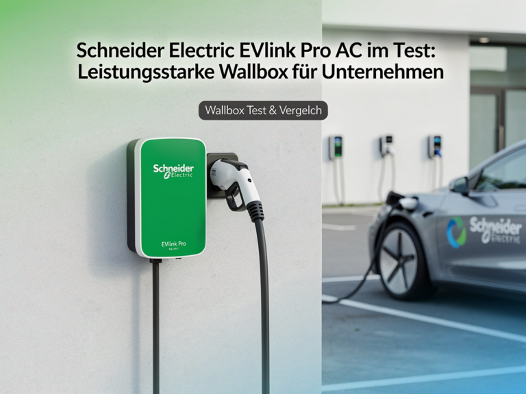 Schneider Electric EVlink Pro AC im Test: Leistungsstarke Wallbox für Unternehmen Schneider Electric EVlink Pro AC Wallbox Test für Unternehmen mit hoher Ladeleistung