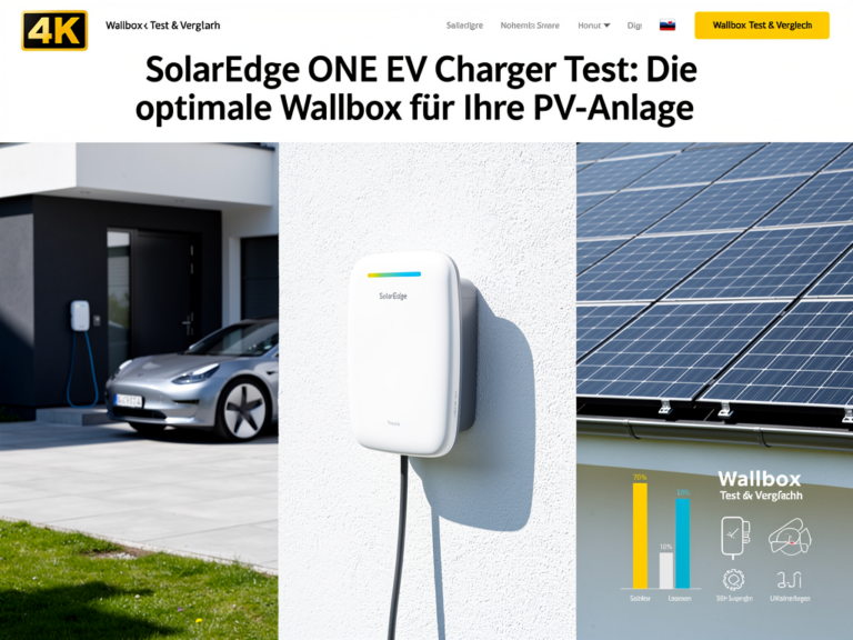 SolarEdge ONE EV Charger Test für optimale PV-Anlagen-Wallbox