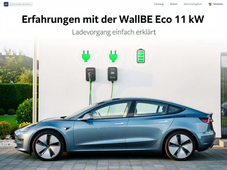 Erfahrungen mit der WallBE Eco 11 kW beim einfachen Ladevorgang von Elektrofahrzeugen