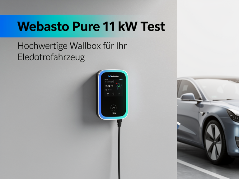 Webasto Pure 11 kW Test – Hochwertige Wallbox für Ihr Elektrofahrzeug Webasto Pure 11 kW Wallbox im Test für E-Autos mit hoher Ladeleistung