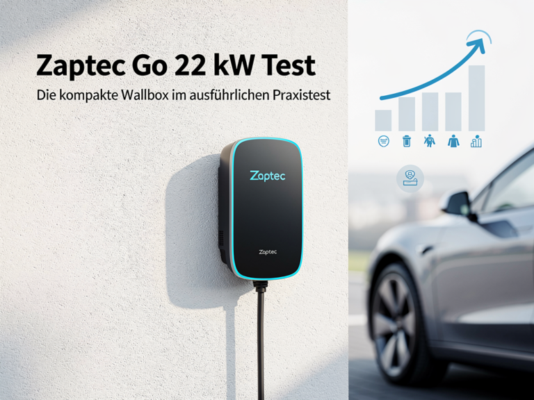 Zaptec Go 22 kW Wallbox im Praxistest mit hoher Ladeleistung und kompaktem Design