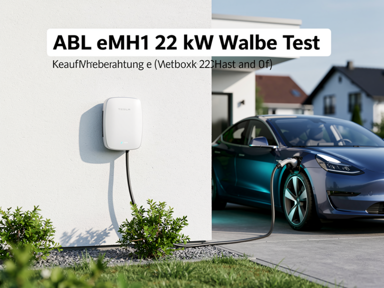 ABL eMH1 22 kW Wallbox in modernem Design für schnelles sicheres Laden zuhause