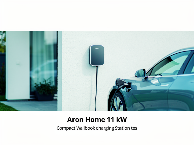 Aron Home 11kW kompakte Ladestation in modernem Design mit einfacher Installation