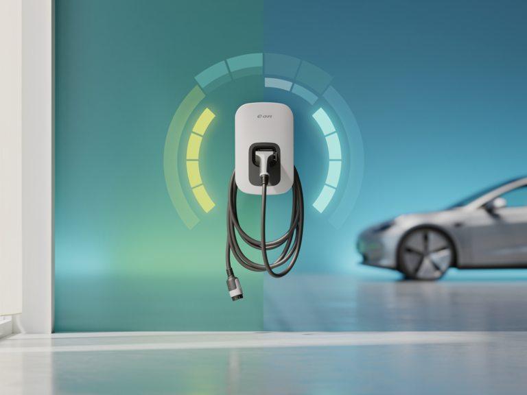 e.on Drive Compact 22 kW Wallbox App-Steuerung und kompakte Installation im Test