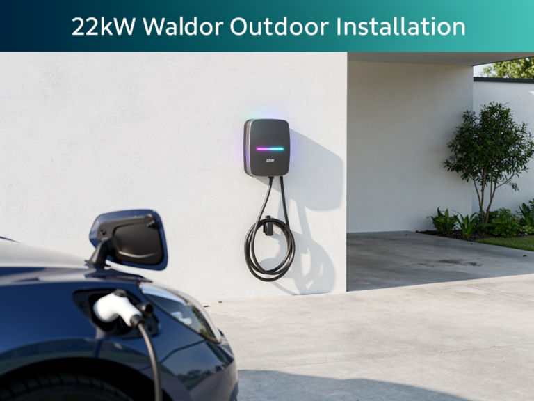 eCharge Satellit 22kW im Test – praktische Wallbox für die Außenmontage eCharge Satellit 22kW Wallbox wetterfest und leistungsstark für Außenmontage