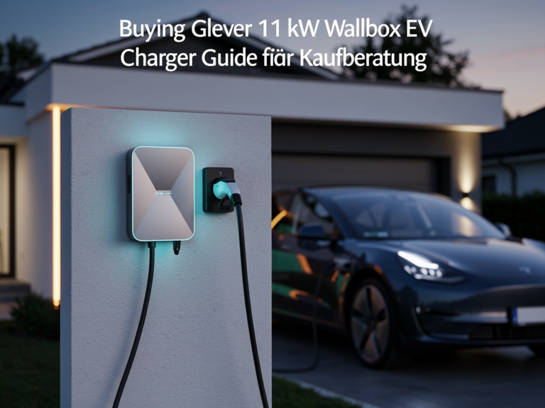 Enelion Lumina 11kW Wallbox mit Red Dot Design und Doppelanschluss