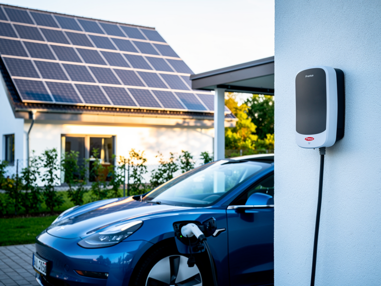 Fronius Wattpilot 11 kW Erfahrungen mit PV-Überschussladen im Alltagstest Fronius Wattpilot 11 kW Wallbox beim Laden mit PV-Überschuss im Alltagstest