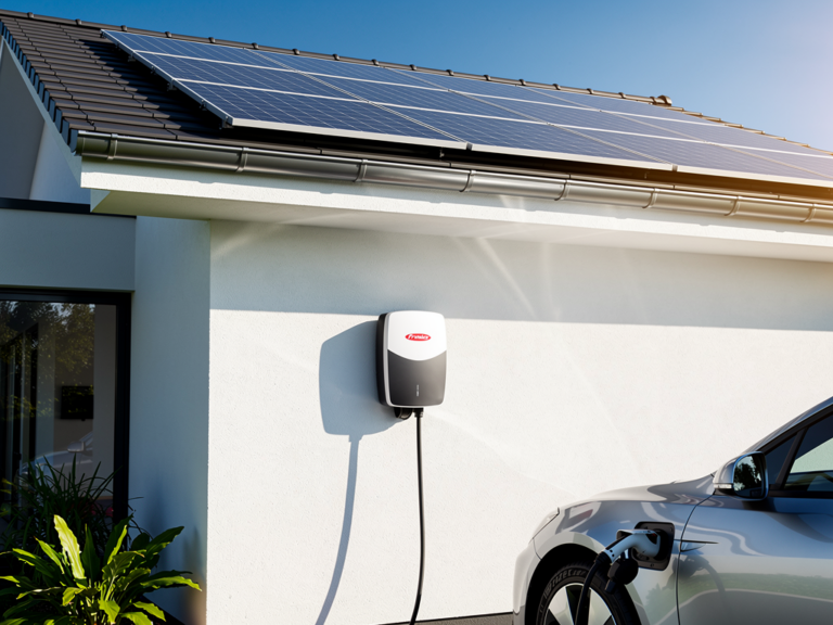 Fronius Wattpilot Home 22kW Test zeigt Vorteile beim Laden mit Solarstrom Fronius Wattpilot Home 22kW Wallbox lädt Elektroauto mit Solarstrom effizient