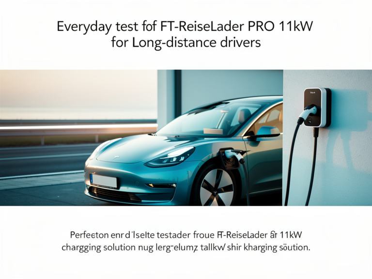 FT-ReiseLader PRO 11kW Erfahrungen im Alltagstest für Vielfahrer FT-ReiseLader PRO 11kW unterwegs an Elektroauto im Alltagstest