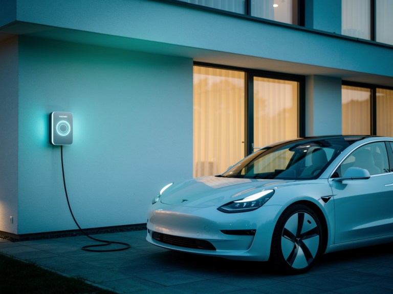 Smarte Ladepower zuhause entdecken mit Huawei FusionCharge AC 22kW Praxistest Huawei FusionCharge AC 22kW Wallbox smart integriert mit hoher Ladeleistung