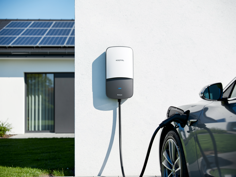 KOSTAL Enecsys Smart Wallbox 22kW für effizientes Laden mit PV-Anlage zu Hause