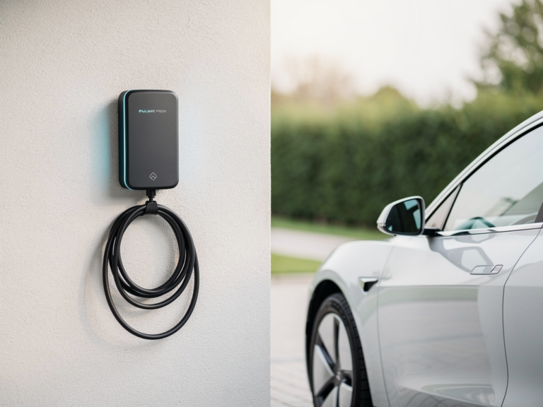 Wallbox Pulsar Max 11 kW Ladestation zuhause und unterwegs mit App-Steuerung