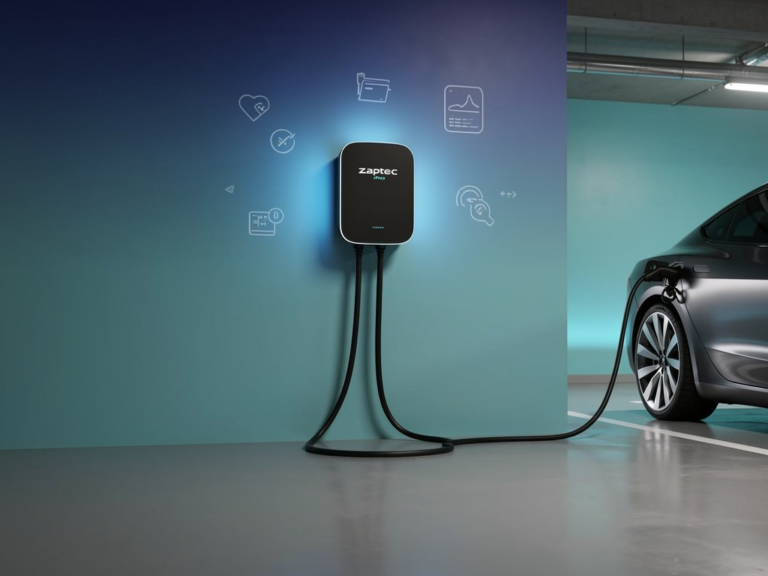 Zaptec Pro 22 kW Wallbox in modernem Design für schnelles und smartes Laden