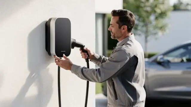 Installation einer 22 kW Wallbox für schnelles Laden von Elektrofahrzeugen