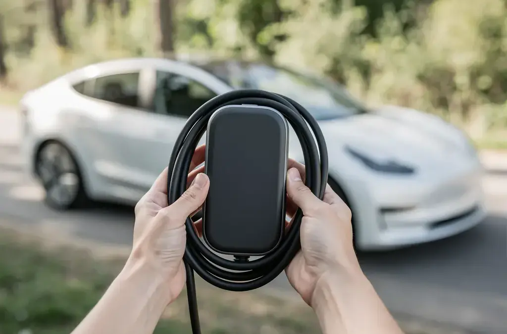 Funktionsweise einer mobilen Wallbox für flexibles Laden von Elektrofahrzeugen