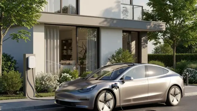 Bidirektionale Wallbox mit intelligenter Steuerung und Energierückspeisung ins Stromnetz