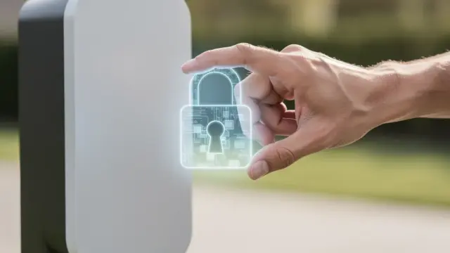 Illustration zum Thema Wallbox datenspeicherung