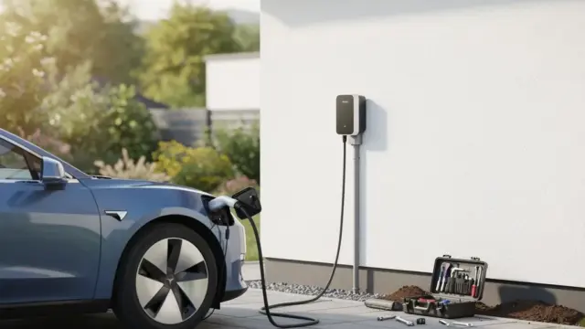 Grafik zeigt verschiedene Faktoren der Wallbox-Installationskosten für Elektrofahrzeuge
