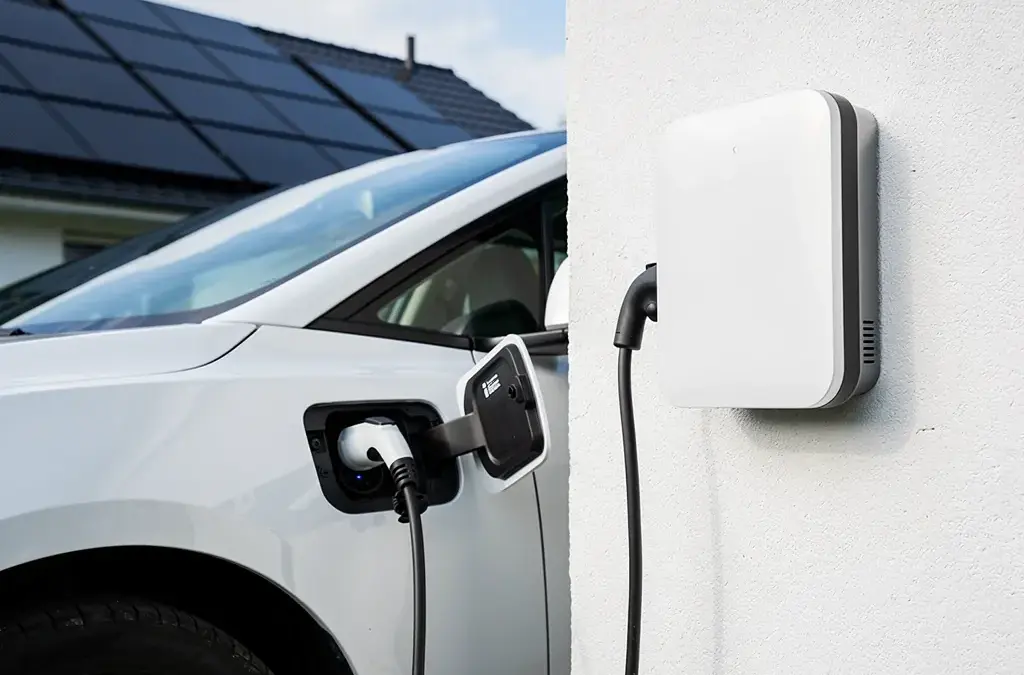 Wallbox mit Speicher zum effizienten Laden von E-Autos und Nutzung von Solarstrom