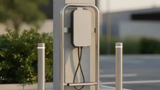 Wallbox mit Vandalismus-Schutzmaßnahmen zur Vermeidung von Schäden und Funkstörungen